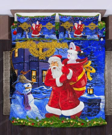 Santa Claus Dolce &Amp; Gabbana Merry Christmas Bedding Sets