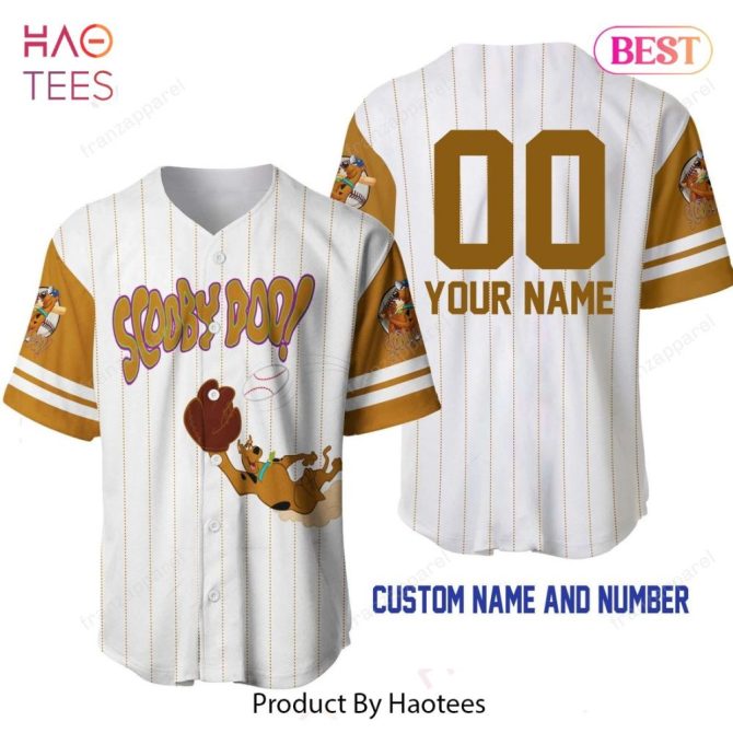 Custom Scooby-Doo Baseball Jersey - Personalize Your Name & Number - Perfect Gift!