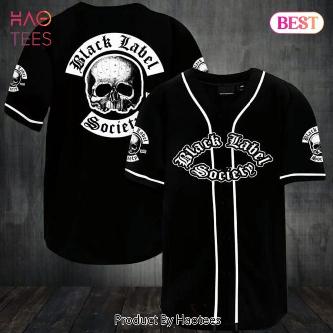 Black Label Society Skull Baseball Jersey - Premium Rock Band Apparel Tee