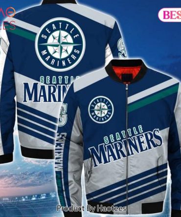 New Fashion   Seattle Mariners Bomber Jacket Style Winter Coat Gift For Men