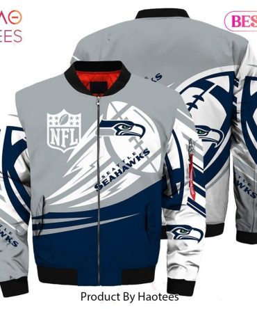 New Fashion   Seattle Seahawks Bomber Jacket Graphic Ultra-Balls