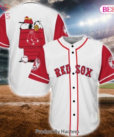 Red Sox Baseball Jersey - Snoopy Peanuts Design, Limited Edition Fan Gear