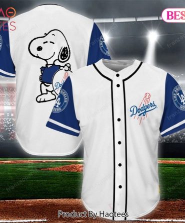 Snoopy Dodgers Jersey - Limited Edition Baseball Fan Gear, Men'S Sizes