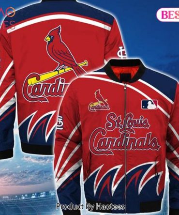 New Fashion   St Louis Cardinals Bomber Jacket Style Winter Gift For Men