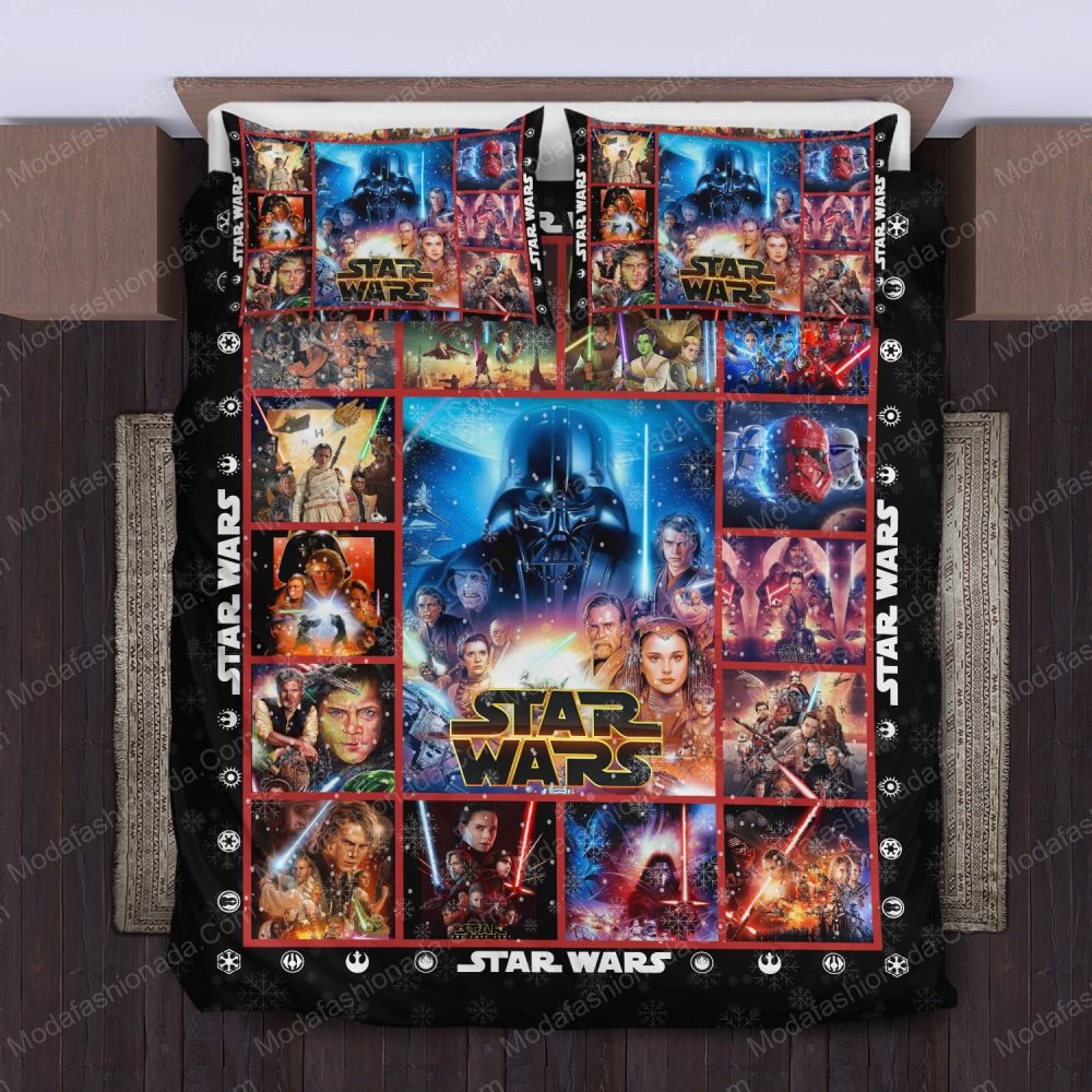 Star Wars Saga Bedding Set – Epic Design For Ultimate Fans, Twin/Queen Sizes Available