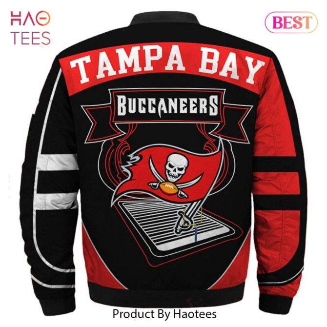 New Fashion   Tampa Bay Buccaneers Bomber Jacket Winter Coat Gift For Men - Image 2