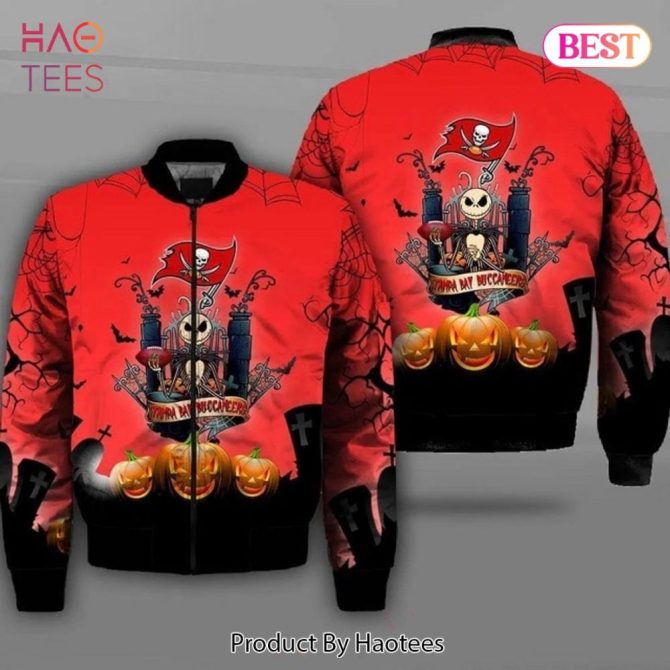 New Fashion   Tampa Bay Buccaneers Bomber Jacket Winter Coat Gift For Men - Image 5