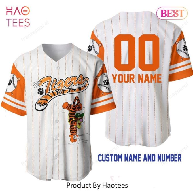 Custom Tigers Baseball Jersey – Add Your Name & Number – Perfect Gift!
