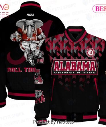 Alabama Crimson Tide Ncaa Jacket - Roll Tide Graphic Bomber By Haotees