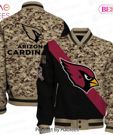 Arizona Cardinals Camo Bomber Jacket - Stylish Nfl Fan Apparel For Game Day
