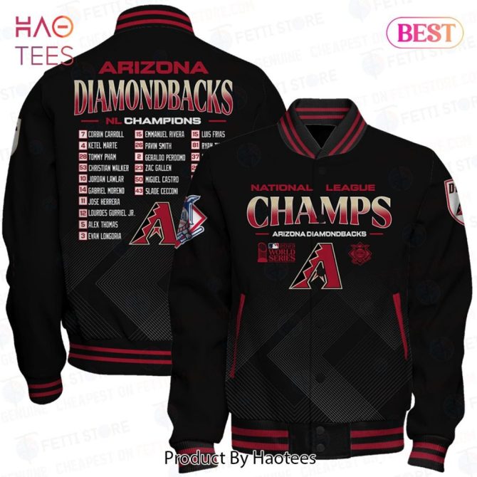 Arizona Diamondbacks Champs Jacket - Official 2023 Nl Champions Apparel