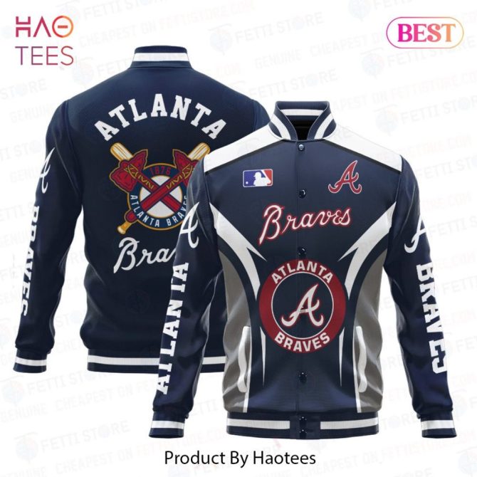 Atlanta Braves Bomber Jacket - Official Mlb Gear By Haotees