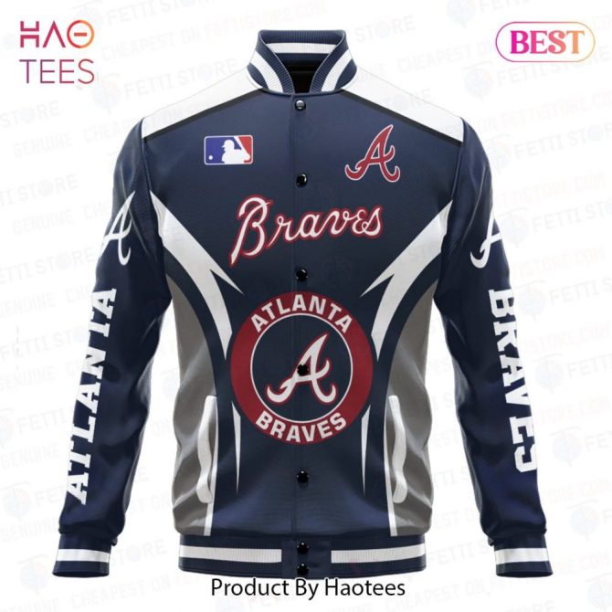 Atlanta Braves Bomber Jacket - Official Mlb Gear By Haotees - Image 2