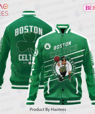 Boston Celtics Fans' Green Varsity Jacket – Stylish Nba Team Apparel By Haotees