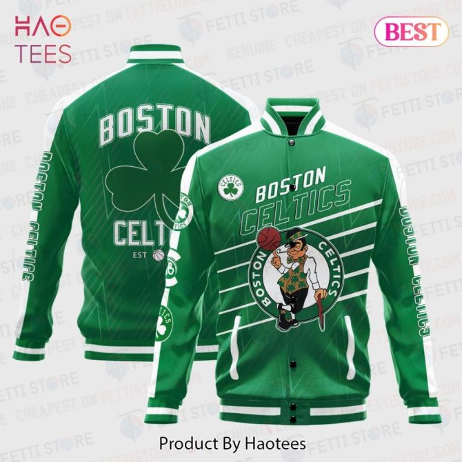 Boston Celtics Fans' Green Varsity Jacket – Stylish Nba Team Apparel By Haotees