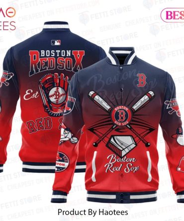 Boston Red Sox Varsity Jacket - Ultimate Fan Gear By Haotees