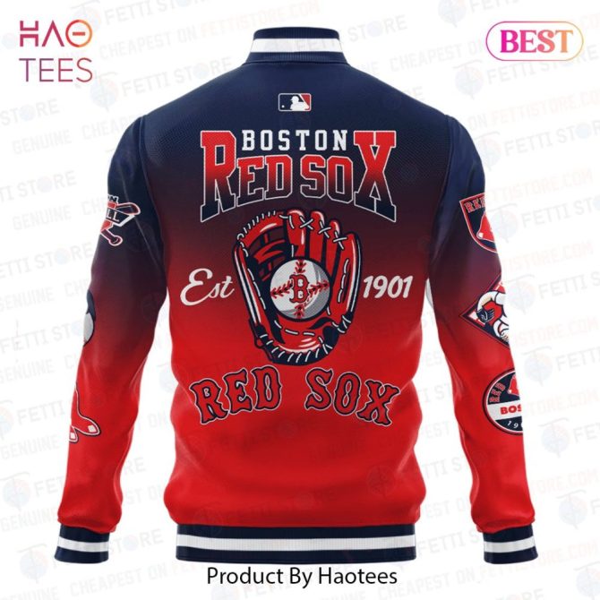 Boston Red Sox Varsity Jacket - Ultimate Fan Gear By Haotees - Image 3