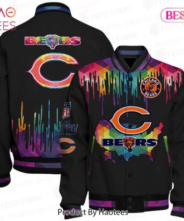 Colorful Chicago Bears Nfl Bomber Jacket – Bold Fan Apparel By Haotees