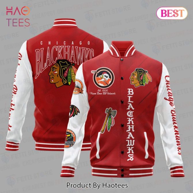 Chicago Blackhawks Varsity Jacket - Premium Fan Gear For Ultimate Support