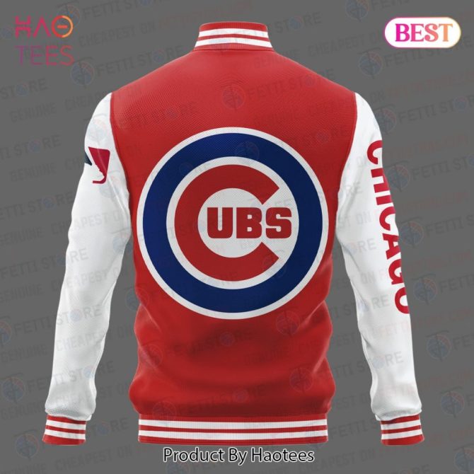 Chicago Cubs Red Varsity Jacket - Stylish Baseball Fan Gear For Men & Women - Image 3