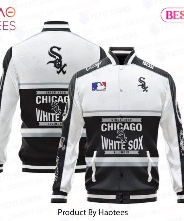 Chicago White Sox Mlb Varsity Jacket - Stylish Black & White Fan Apparel