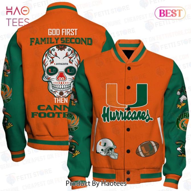 Miami Hurricanes Varsity Jacket - Bold Design , Perfect Sportswear Gift