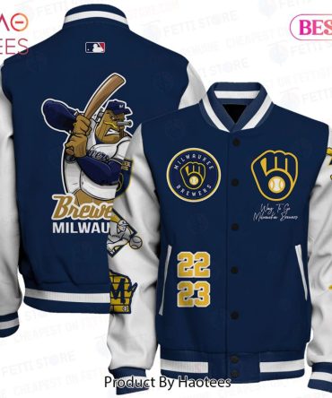 Milwaukee Brewers Varsity Jacket - Premium Mlb Fan Gear , Limited Edition