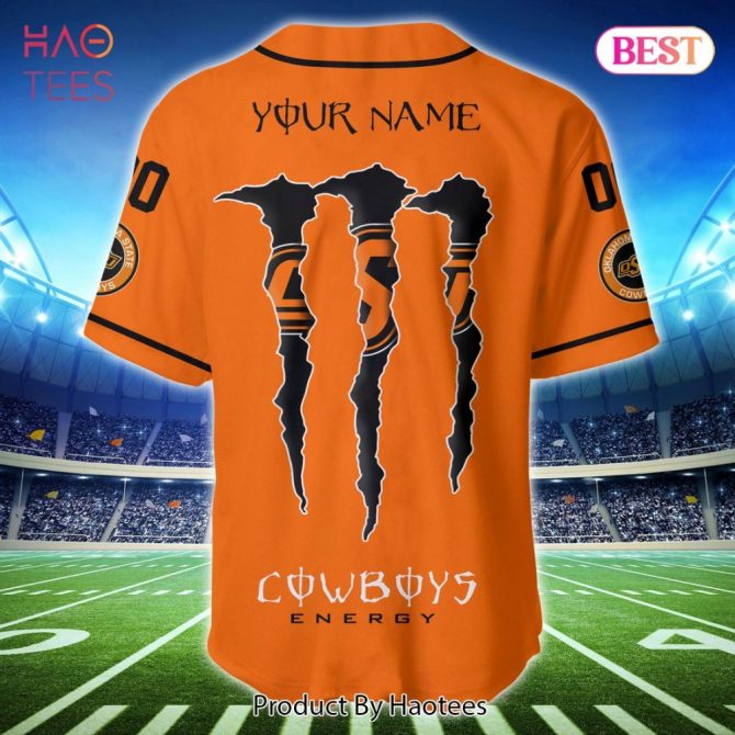 Custom Orange Cowboys Jersey - Personalized Name & Number Sportswear - Image 2