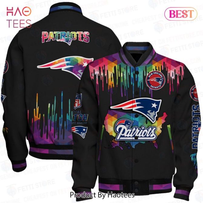 Colorful Patriots Bomber Jacket – Unisex Nfl Fan Gear By Haotees