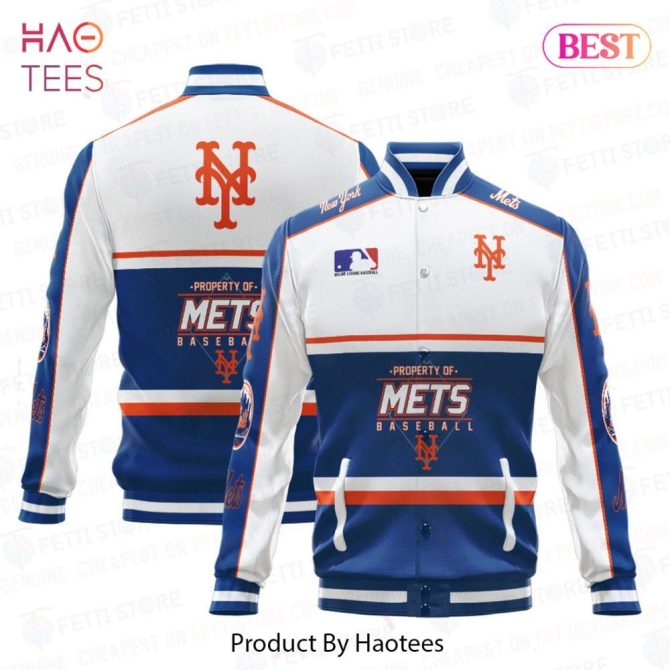 Ny Mets Baseball Varsity Jacket - Premium Fan Gear By Haotees