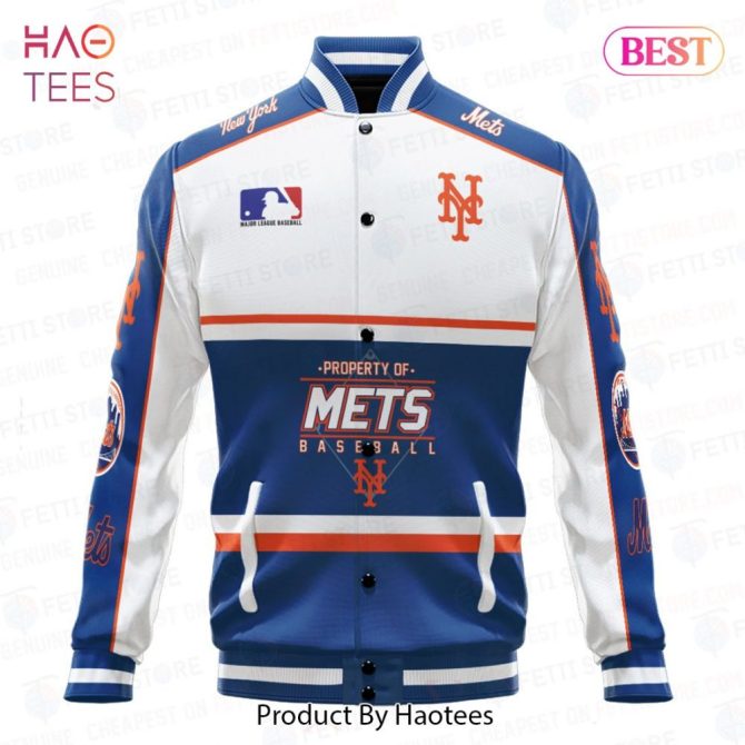 Ny Mets Baseball Varsity Jacket - Premium Fan Gear By Haotees - Image 2