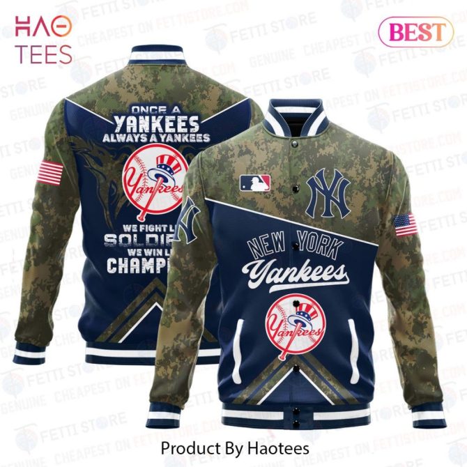 New York Yankees Camo Bomber Jacket - Bold Design For Fans , Limited Edition