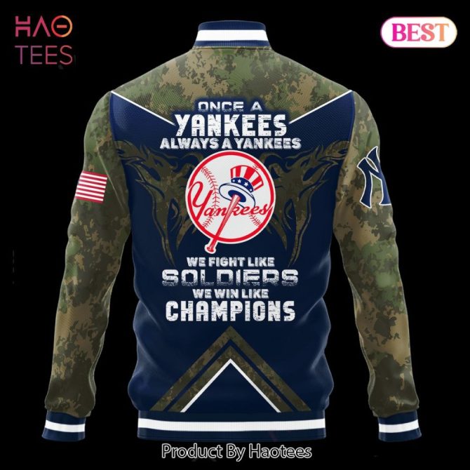 New York Yankees Camo Bomber Jacket - Bold Design For Fans , Limited Edition - Image 3