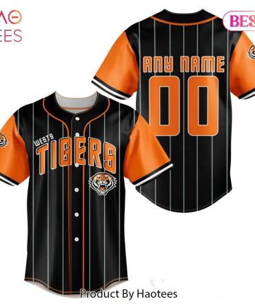 Customizable Tigers Baseball Jersey - Personalize Name & Number - High Quality Sportswear