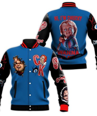 Chucky Horror Varsity Jacket - Bold & Stylish Halloween Collectible Apparel
