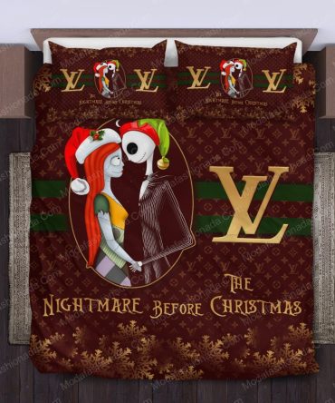 The Nightmare Before Chrismas Louis Vuitton Bedding Sets