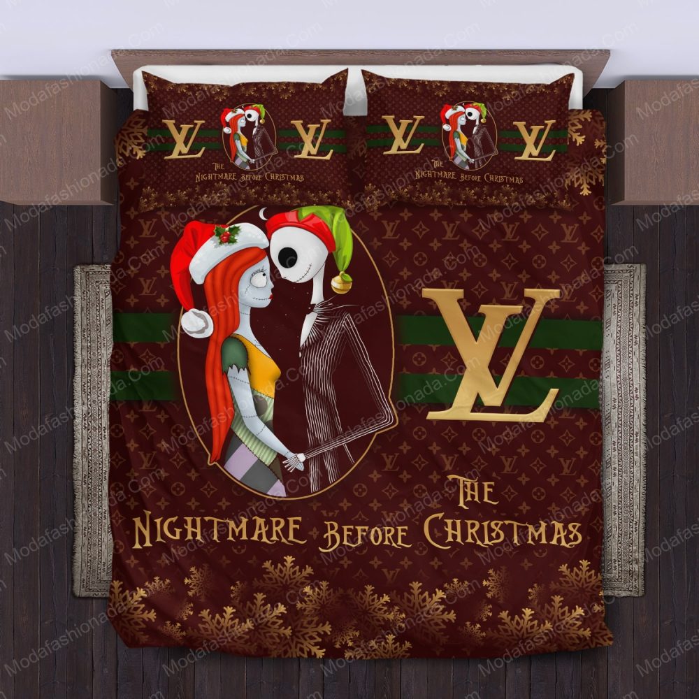 The Nightmare Before Chrismas Louis Vuitton Bedding Sets