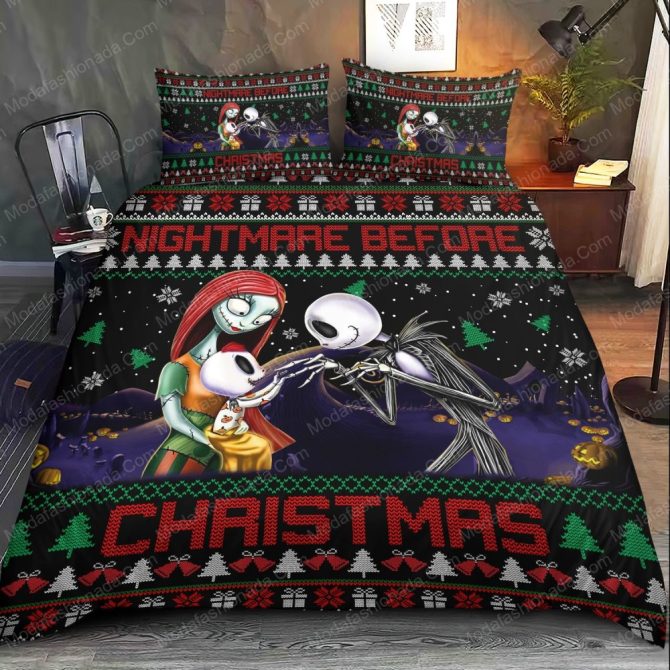 Cozy Christmas Bedding Set - Nightmare Before Christmas Design For Holiday Cheer - Image 2
