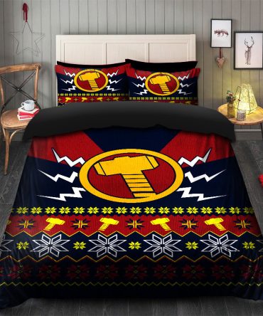 Thor Christmas Bedding Set Duvet Cover And 2 Pillowcases