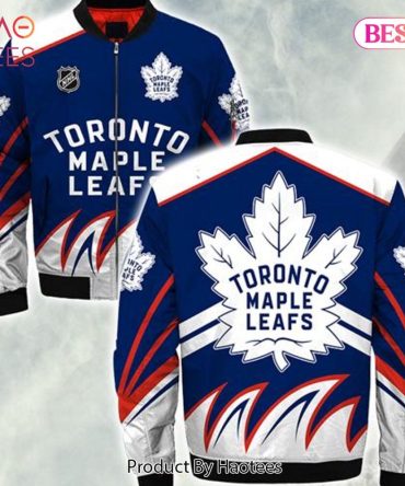 New Fashion   Toronto Maple Leafs Bomber Jacket Style Winter Gift For Men