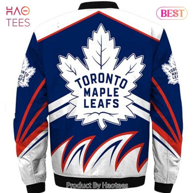 New Fashion   Toronto Maple Leafs Bomber Jacket Style Winter Gift For Men - Image 3