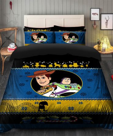 Toy Story Christmas Bedding Set Duvet Cover And 2 Pillowcases