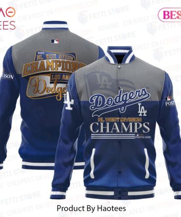 2023 Dodgers Nl West Champs Varsity Jacket - Celebrate In Style!