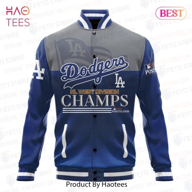 2023 Dodgers Nl West Champs Varsity Jacket - Celebrate In Style! - Image 2