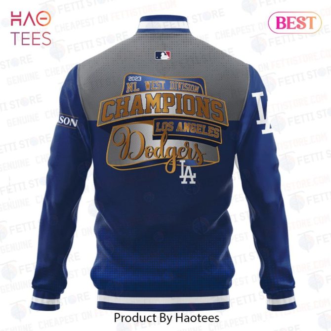 2023 Dodgers Nl West Champs Varsity Jacket - Celebrate In Style! - Image 3