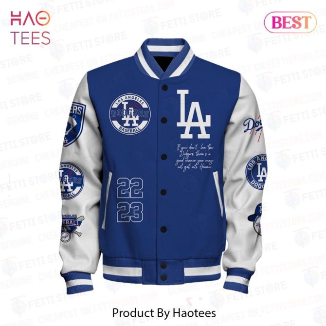 Dodgers Baseball Varsity Jacket – Stylish La Fan Apparel, Perfect Gift! - Image 2