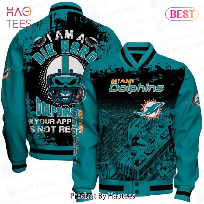 Miami Dolphins Die-Hard Fan Varsity Jacket - Bold Design & Perfect Gift