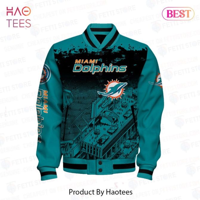 Miami Dolphins Die-Hard Fan Varsity Jacket - Bold Design & Perfect Gift - Image 2