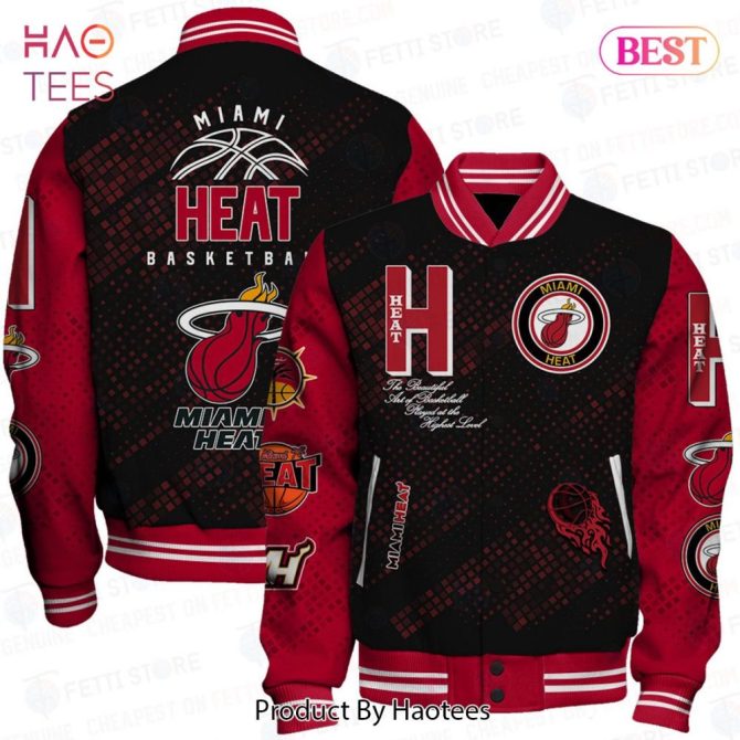 Miami Heat Varsity Jacket - Stylish Nba Fan Gear For Basketball Enthusiasts