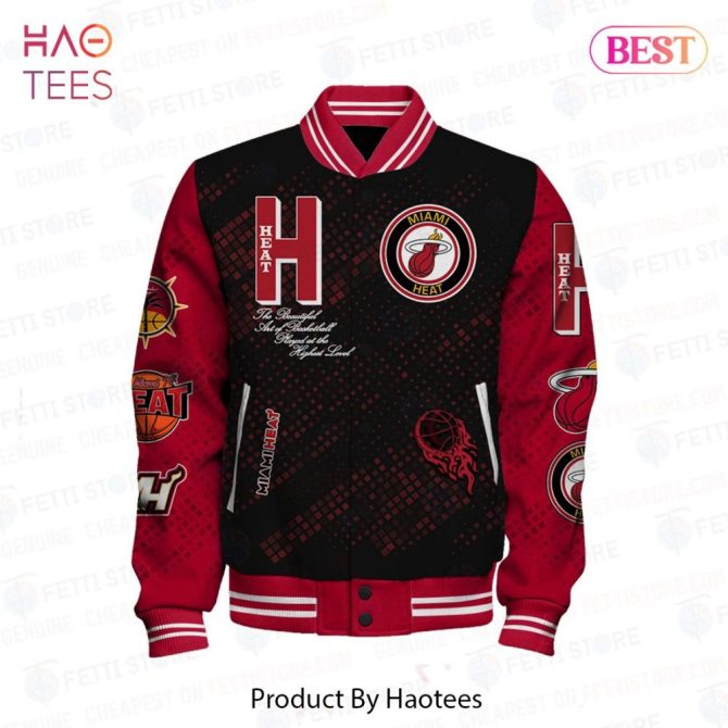 Miami Heat Varsity Jacket - Stylish Nba Fan Gear For Basketball Enthusiasts - Image 2
